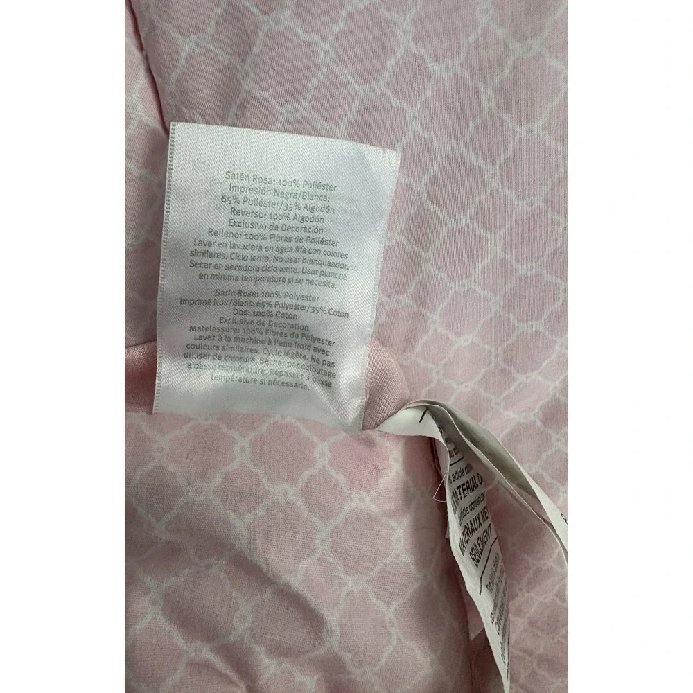 Lambs & Ivy Crib Blanket Comforter Baby Toddler Nursery Pink Black Paris Bow‎